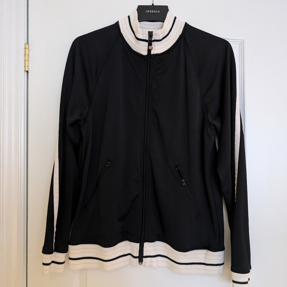 Lululemon Black and White Zip-Up Jacket - Picture 1 of 8